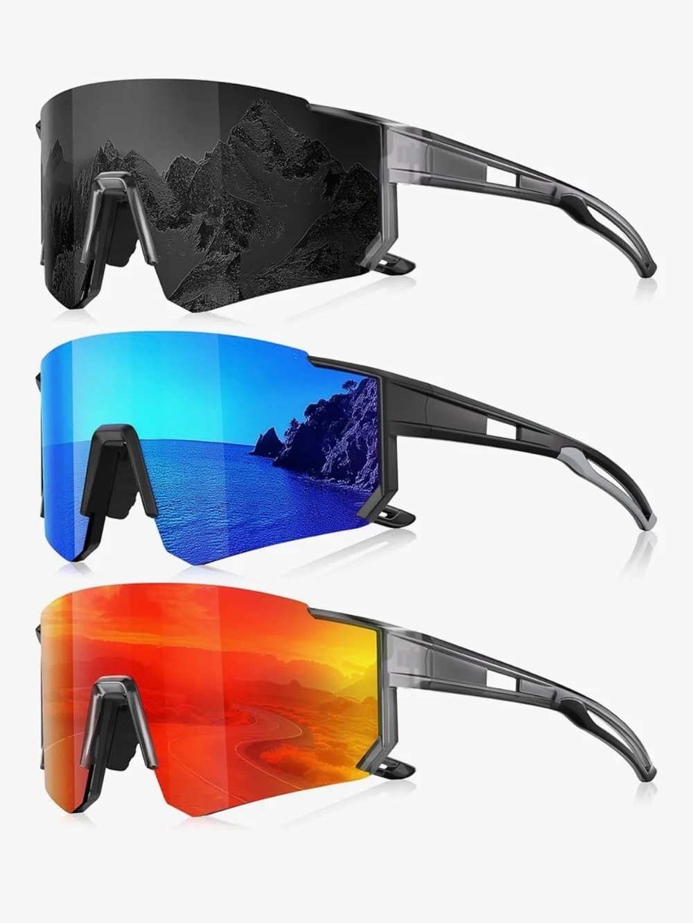 HD Polarized Sports Sunglasses - Multiple colors  request  availability. Unisex